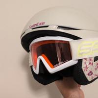 Casco da sci e mascherina per bambino 6-10 anni