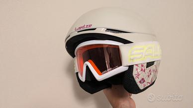 Casco da sci e mascherina per bambino 6-10 anni