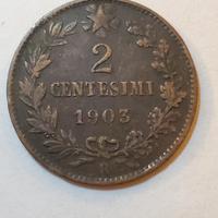 2 centesimi 1903 - Regno d'Italia 