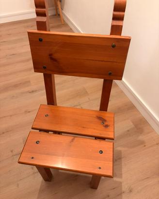 Sedie in legno