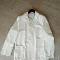 Giacca pelle bianca donna Shearling