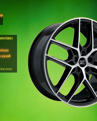 Cerchi in Lega 17" per diverse vetture 5x108