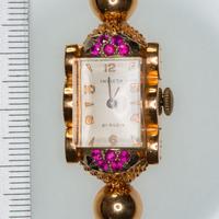 orologio donna INVICTA vintage 18K e 21 Rubis