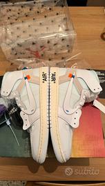 Nike Jordan 1  OFF WHITE ALASKA