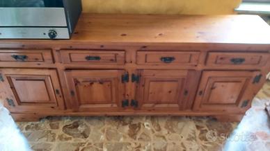 Credenza base in pino