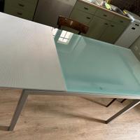 tavolo cucina vetro temperato