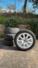 CERCHI + GOMME PER SAXO E 106