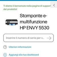 stampanteStampante e-multifunzione HP ENVY 5530

