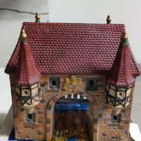 Natale castello in ceramica 