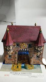 Natale castello in ceramica 