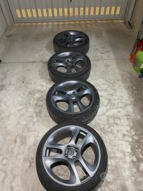 4 Cerchi Alfa Mito R18  Gomme Michelin