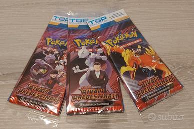 Pokemon - n.3 buste espansione RIVALI PREDESTINATI