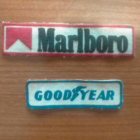 2 toppe Marlboro Goodyear Formula 1 anni 70/80