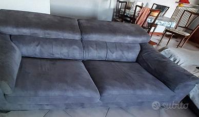 Divano 2 posti colore grigio - 205×96 cm