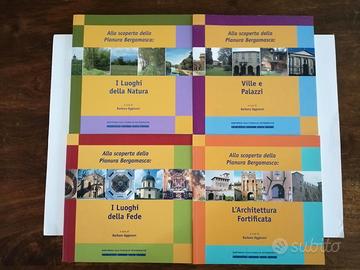 Lotto 4 libri Pianura Bergamasca completi