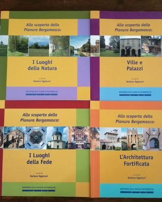 Lotto 4 libri Pianura Bergamasca completi