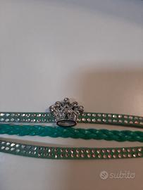 Braccialetto con particolare strass
