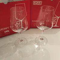 Calici da vino rosso in vetro cristallo- set da 12