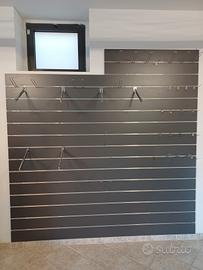 parete attrezzata per negozio