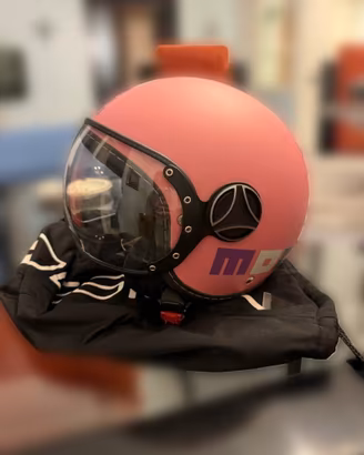 Casco Jet Momodesign FGTR Baby - Rosa Opaco