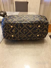 borsa in ecopelle blu