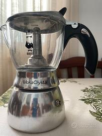 Caffettiera Bialetti Moka Crystal in vetro