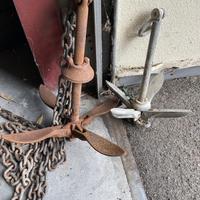 Set 2 ancore vintage per barca