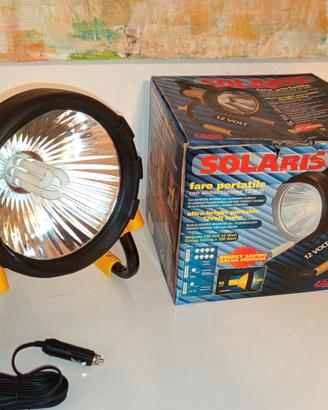 faro portatile nuovo con attacco per auto