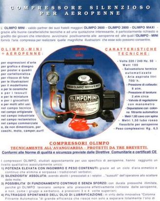 compressore olimpo mini aerografo aerografia