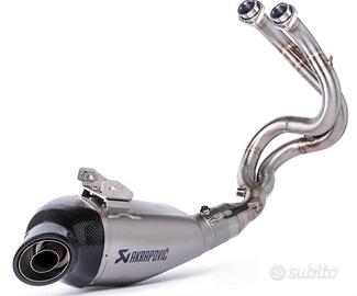 SCARICO COMPLETO AKRAPOVIC IN TITANIO OMOLOGATO PE