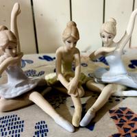 Statuette ballerine in porcellana