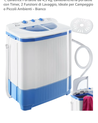 Lavatrice semi automatica