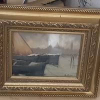 piccolo quadro olio o tempera Artur Rivers