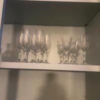 Bicchieri vino e champagne vetro