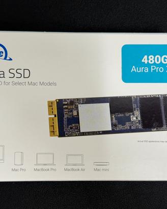 SSD OWC Aura Pro X2 480GB - Nuovo, sigillato!