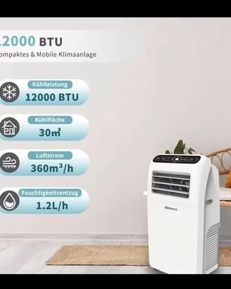 Condizionatore portatile 12000 btu nuovo
