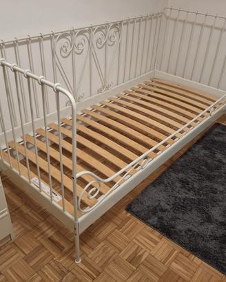 Letto/divano ferro battuto bianco Ikea