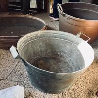 Pentole in rame per polenta anni 40