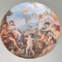 Piatto Limoges - L'età dell'oro (Pietro da Cortona