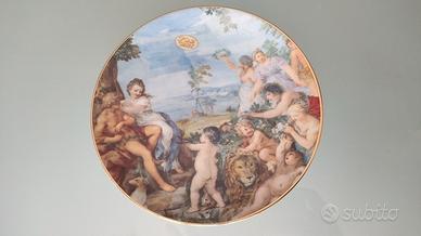 Piatto Limoges - L'età dell'oro (Pietro da Cortona