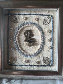 quadretto acquasantiera in argento 