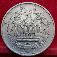 1936 rara 2 lire impero