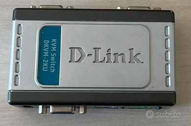 D-Link Swith 1 monitor 1 Mouse e 1 tastiera X 2 PC