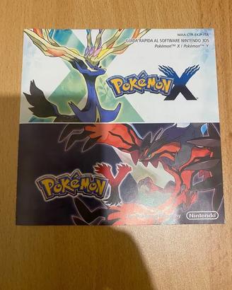 Manuale originale ITA Pokémon X e Y