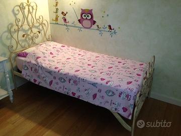 Letto Singolo in Ferro Battuto Artigianale