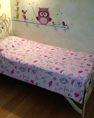 Letto Singolo in Ferro Battuto Artigianale