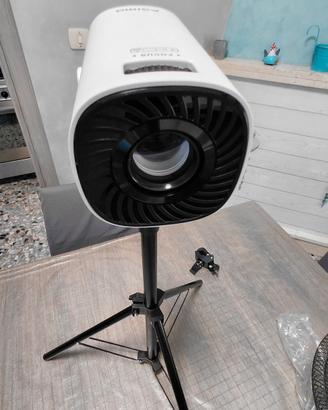 Mini proiettore Full HD  + Treppiede+ Telo 100 Pol