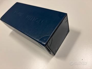 Custodia occhiali Louis Vuitton box tipo pelle blu