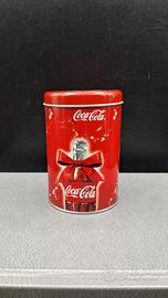 Scatola in latta vintage coca cola