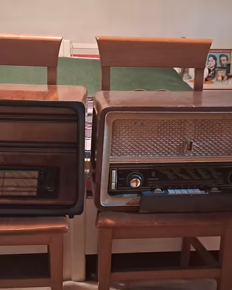 Lotto 2 Radio Epoca Valvole RadioMarelli Supercord